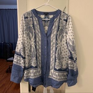 Ann Taylor Paisley Blouse